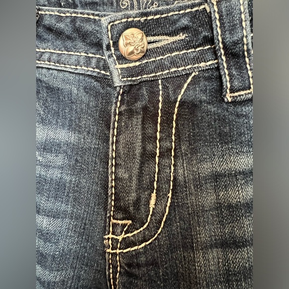 Miss Me Embellished Angel Wings Mid Rise Boot Jeans 30/34*** 😇 - Picture 13 of 15